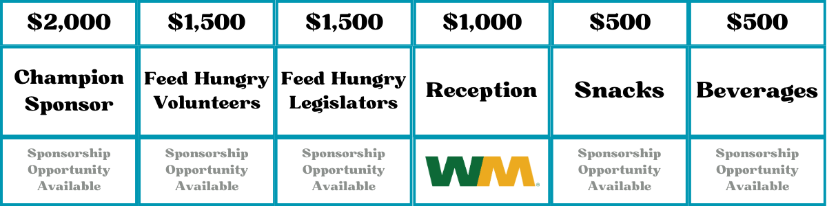 2025 Lobby Day Sponsorship Options