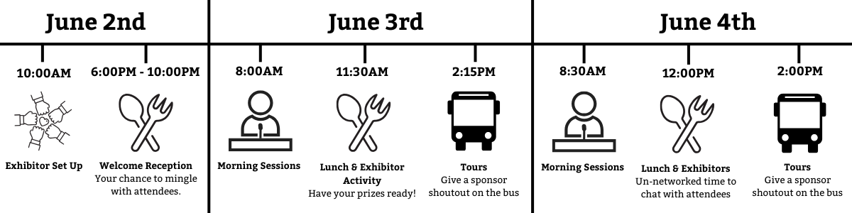 2025 Exhibiting Schedule